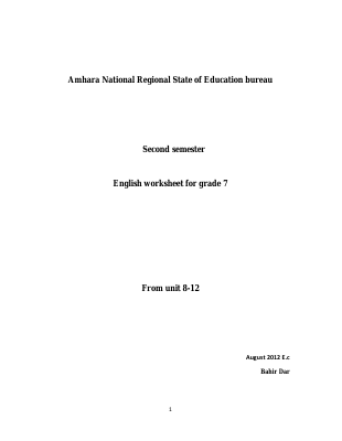 English work sheet for grade 7.pdf